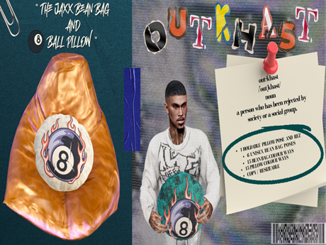 Second Life Marketplace - [OUTKHAST] - JAXX BEAN BAG FATPACK